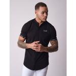 Chemises Project X Paris noires col mao à manches courtes Taille XL pour homme 