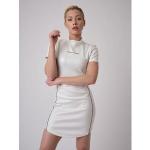 Robes en cuir Project X Paris blanches en cuir synthétique Taille L pour femme 