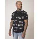 T-shirts Project X Paris noirs Taille M look gothique pour femme 