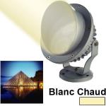 Projecteur Extérieur Intérieur Spot LED Haute Puissance Blanc Chaud Aluminium 3W - YONIS