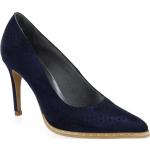 Chaussures trotteurs Myma bleues Pointure 35 avec un talon de plus de 9cm look casual pour femme 