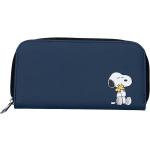 Porte-monnaies bleu marine Snoopy look fashion pour femme 