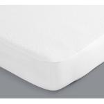 Alèses de lit Blancheporte blanches en coton 80x190 cm en promo 