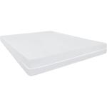 Alèses de lit blanches en polyester 140x200 cm 