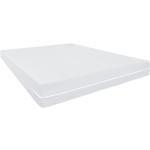 Alèses de lit blanches en polyester 180x200 cm 