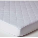 Alèses de lit Homescapes blanches en polycoton 120x190 cm 