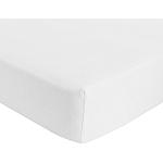Alèses de lit Blancheporte blanches en coton bio éco-responsable made in France lavable en machine 140x190 cm en promo 