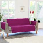 Housses de fauteuil Blancheporte violettes en polyester en lot de 2 140x200 cm 3 places 