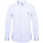Chemises de créateur Paul Smith PS by Paul Smith bleus clairs à manches longues à manches longues Taille XXL 