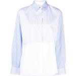 Chemises de créateur Paul Smith Paul blanches à rayures rayées à manches longues Taille XS classiques pour femme 