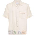 Chemises de créateur Paul Smith Paul multicolores en lin à manches courtes pour homme 