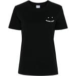 T-shirts col rond de créateur Paul Smith Paul noirs en jersey bio éco-responsable à manches courtes à col rond pour femme 