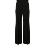Pantalons taille haute de créateur Paul Smith Paul noirs en laine Taille XL W42 pour femme 