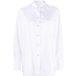 Chemises de créateur Paul Smith Paul blanches en popeline bio éco-responsable stretch à manches longues Taille XS pour femme 