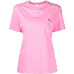 T-shirts de créateur Paul Smith Paul rose bonbon à effet zèbre en jersey à manches courtes pour femme 