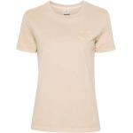 T-shirts col rond de créateur Paul Smith Paul beiges en jersey bio éco-responsable à manches courtes à col rond pour femme 