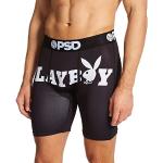 PSD Playboy Boxer élastique large pour homme, Noir/logo Playboy, X-Large