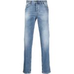 Jeans droits PT Torino bleus délavés stretch W31 L32 pour homme en promo 