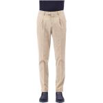 Pantalons chino PT Torino beiges en lyocell délavés éco-responsable stretch Taille XL 