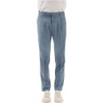Pantalons chino PT Torino bleus délavés stretch Taille XL 