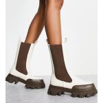 Boots Chelsea Public Desire multicolores en caoutchouc à talons chunky à bouts ronds Pointure 38 pour femme en promo 
