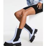 Boots Chelsea multicolores en caoutchouc à talons chunky à bouts ronds Pointure 38 pour femme en promo 