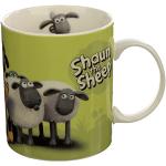 Mugs en porcelaine verts en porcelaine à motif moutons Shaun le mouton Shaun en promo 