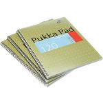 Pukka Pads Réf VJM/1 Cahier en papier vélin Reliure intégrale Ligné avec marge 80 g/m² 120 pages A4 Lot de 3 (Import Royaume Uni)