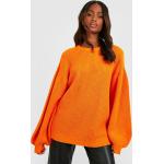 Pulls col V Boohoo orange à col en V Taille S look fashion pour femme en promo 