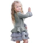 Pulls en laine gris patchwork lavable en machine look fashion pour fille de la boutique en ligne Amazon.fr 