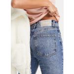 Jeans droits Pull&Bear bleus Taille XS pour femme en promo 