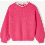 Pulls Vertbaudet rose bonbon à motif hiboux Taille 9 ans look fashion pour fille de la boutique en ligne Vertbaudet.fr 