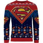 Sous-pulls pour fêtes de Noël multicolores Superman Taille L look fashion pour homme 