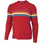 Pulls en laine Ivanhoe rouges à rayures bluesign à motif Suède éco-responsable à col rond Taille L classiques pour homme 