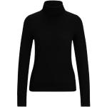 Pulls en laine de créateur HUGO BOSS BOSS noirs en laine éco-responsable à col roulé Taille XS pour femme 