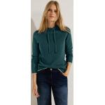 Pullovers CECIL verts à rayures à col montant Taille XS look fashion pour femme 