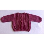 Pulls en laine prune Taille 6 mois look fashion pour bébé de la boutique en ligne Rakuten.com 