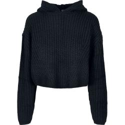 Pull tricoté de Urban Classics - Pull Oversize - XS à XL - pour Femme - noir