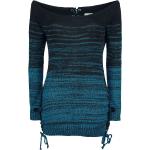 Pull tricoté Gothic de Innocent - Débardeur Thena - S à 4XL - pour Femme - noir/bleu