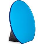 Miroirs ronds Pulpo bleus en verre 