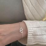 Bracelets menotte gris look fashion pour femme 