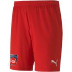 Shorts de football Puma rouges en polyester respirants Taille 3 XL 