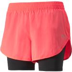 Shorts de running Puma roses en polyester respirants Taille XS pour femme en promo 