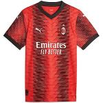 T-shirts de sport Puma rouges Milan AC Taille XL look fashion pour homme 
