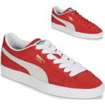 Baskets  Puma Suede rouges look casual 