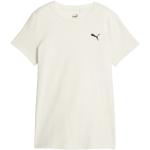 T-shirts col rond Puma Essentials beiges à manches courtes à col rond Taille S pour femme 