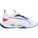 Chaussures Puma Motorsport blanches en cuir Licence BMW pour homme 