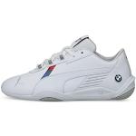 Chaussures de sport Puma Motorsport blanches en cuir synthétique Licence BMW Pointure 37,5 look fashion pour enfant 
