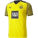 Puma Borussia Dortmund Saison 2021/22 Formation, Kit de Jeu Home, Cyber Yellow Black, M