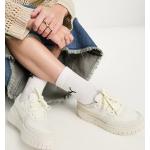 Baskets à lacets Puma Cali Dream blanches en caoutchouc à lacets Pointure 38 look casual pour femme en promo 